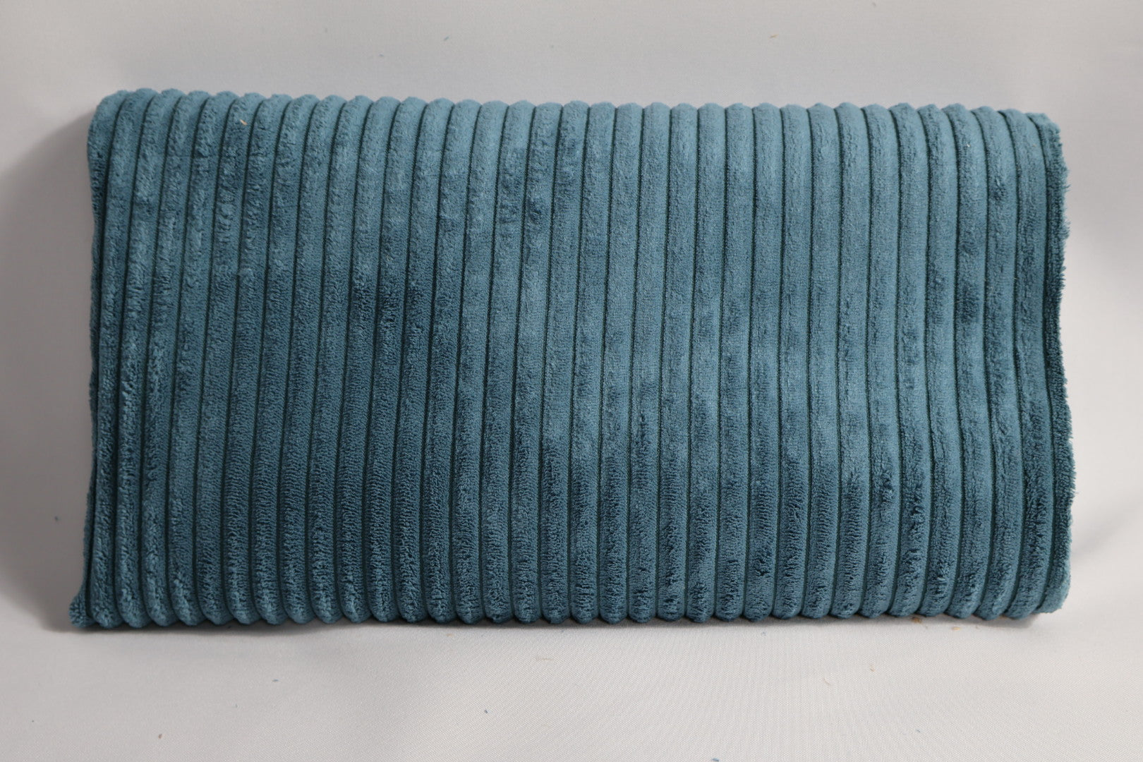 Tissu velours côtelé bleu