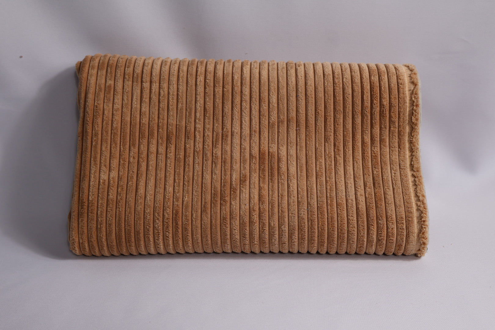 Tissu velours côtelé marron