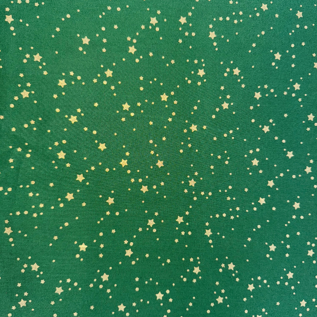 Coton de Noël " Eclat de Noël étoilé "