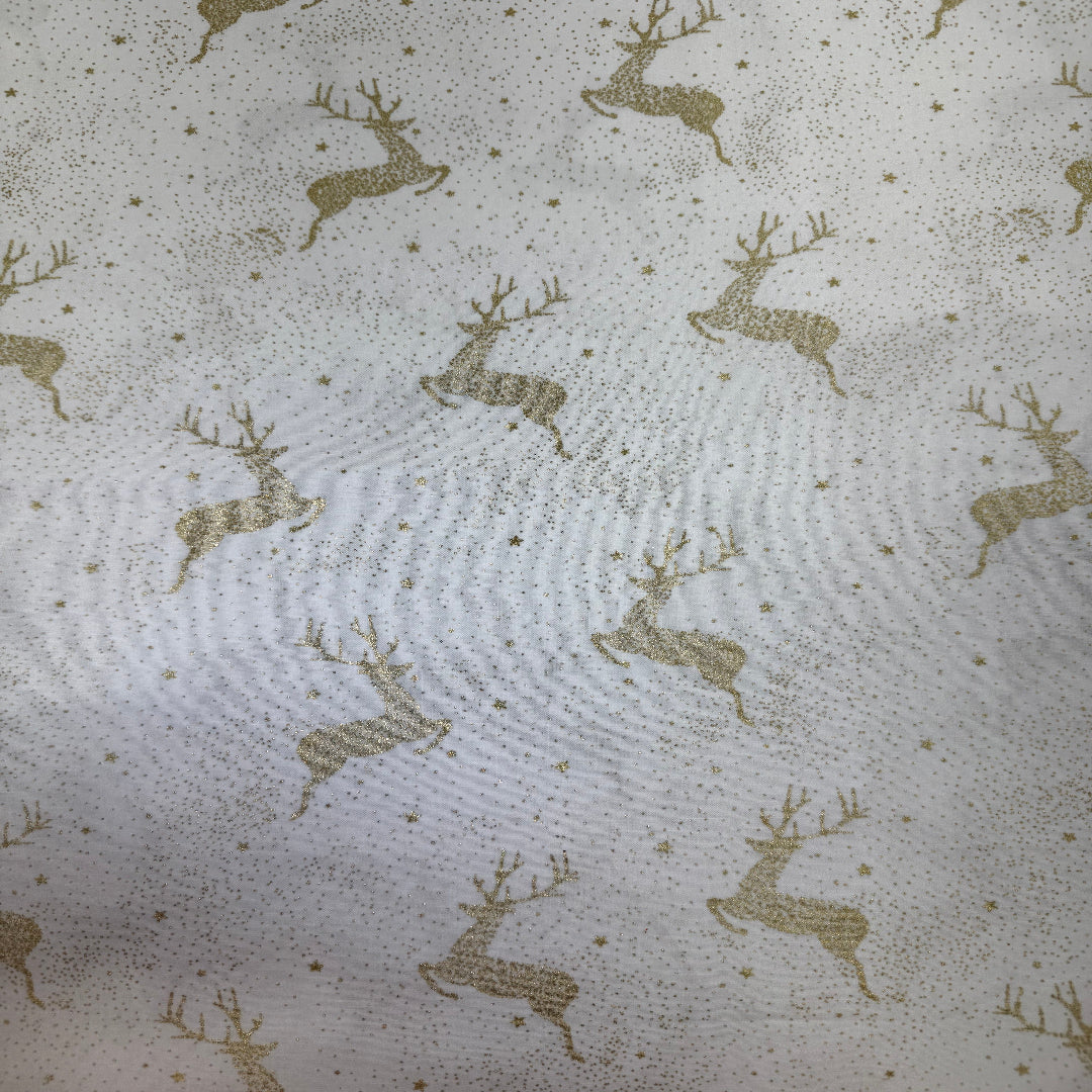 Coton de Noël " La dance des rennes enchantés "