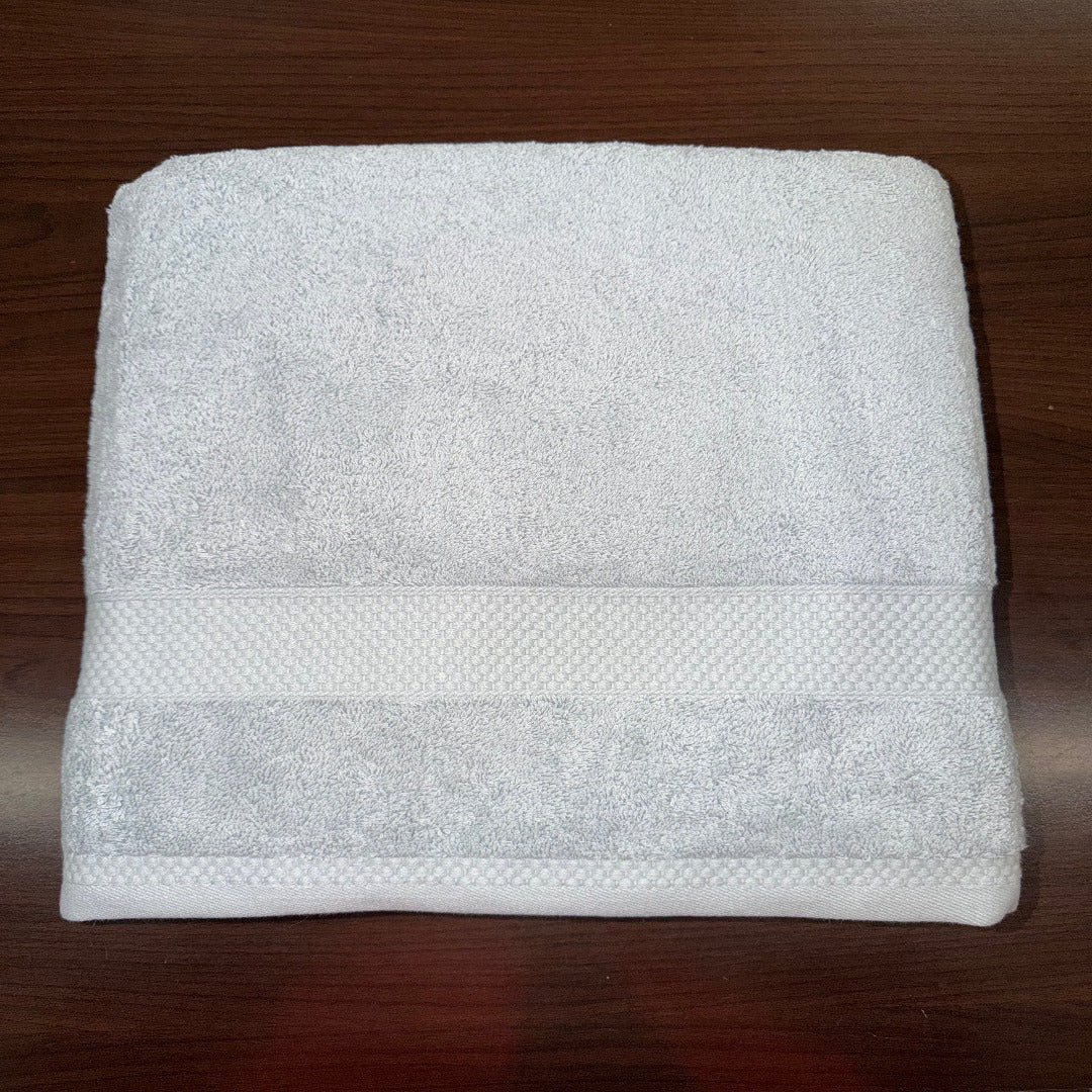 Drap de bain gris bleu glacier