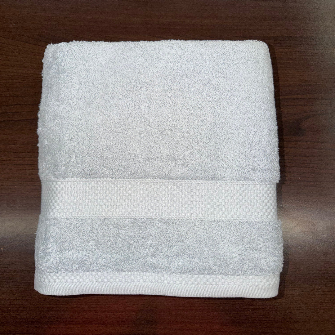 Drap de douche gris bleu glacier