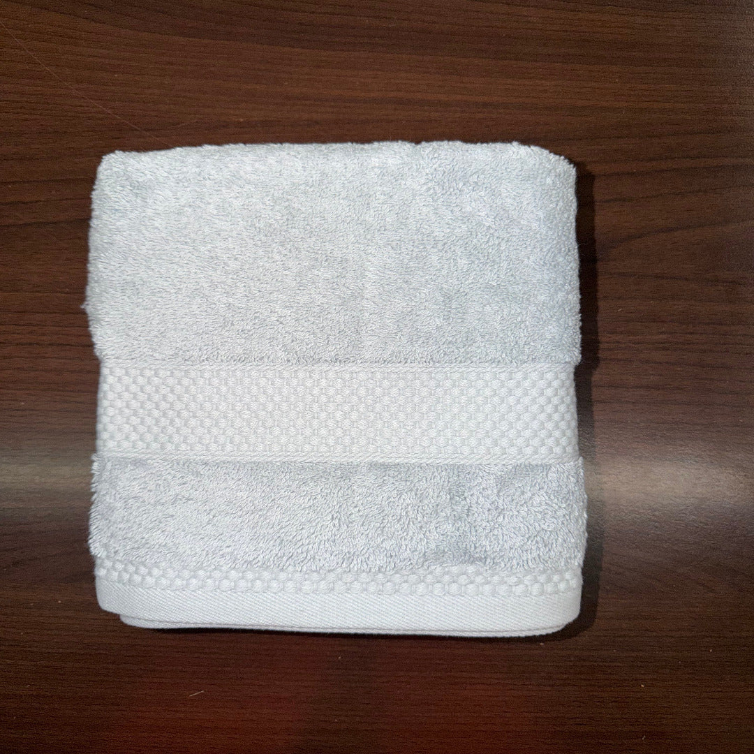 Serviette de toilette gris bleu glacier