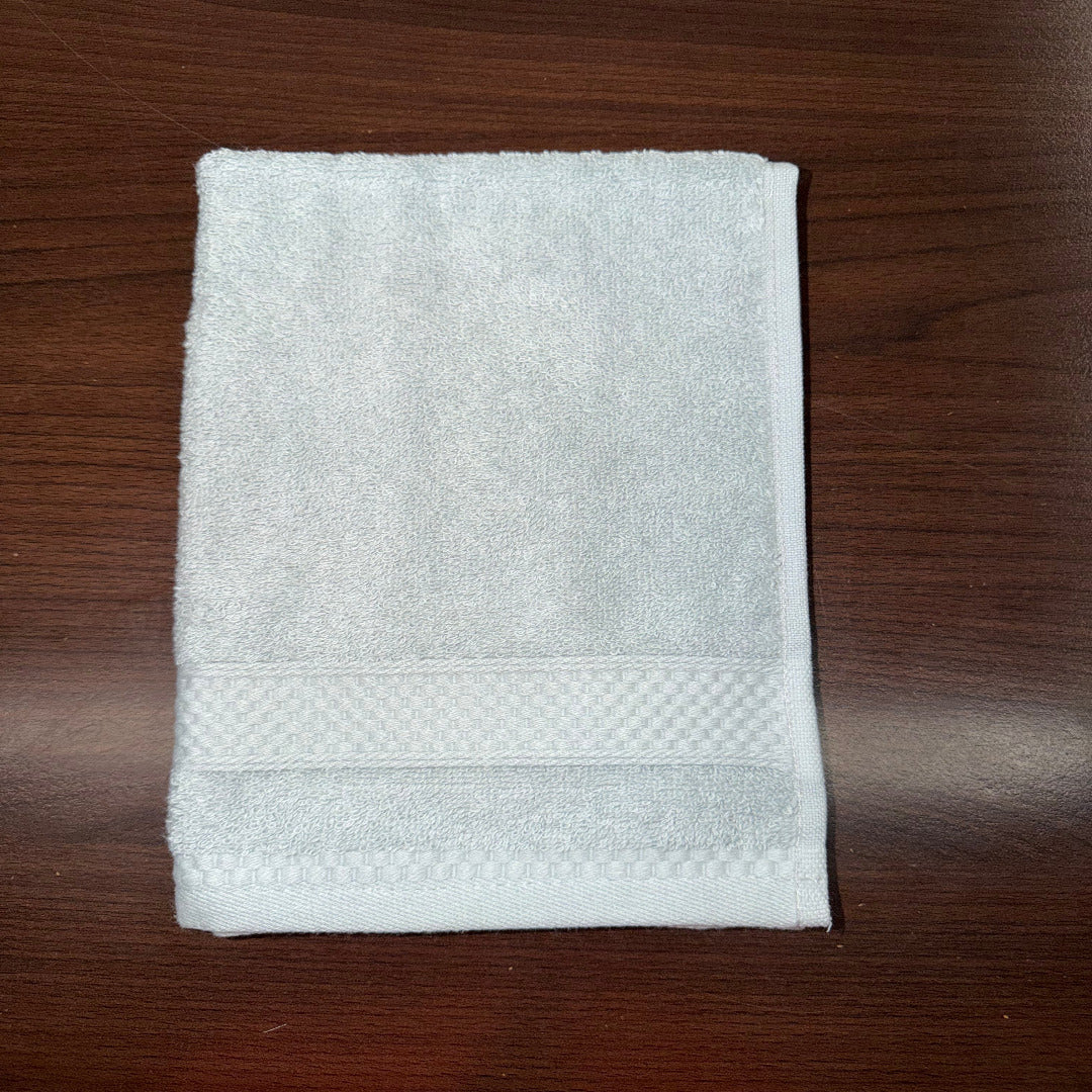 Serviette d'invité gris bleu glacier