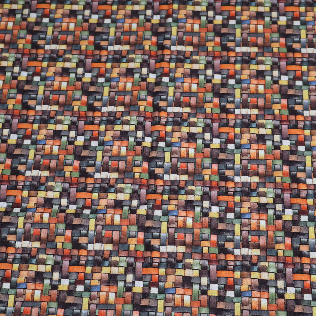 Tissu coton 3D imprimé mixte