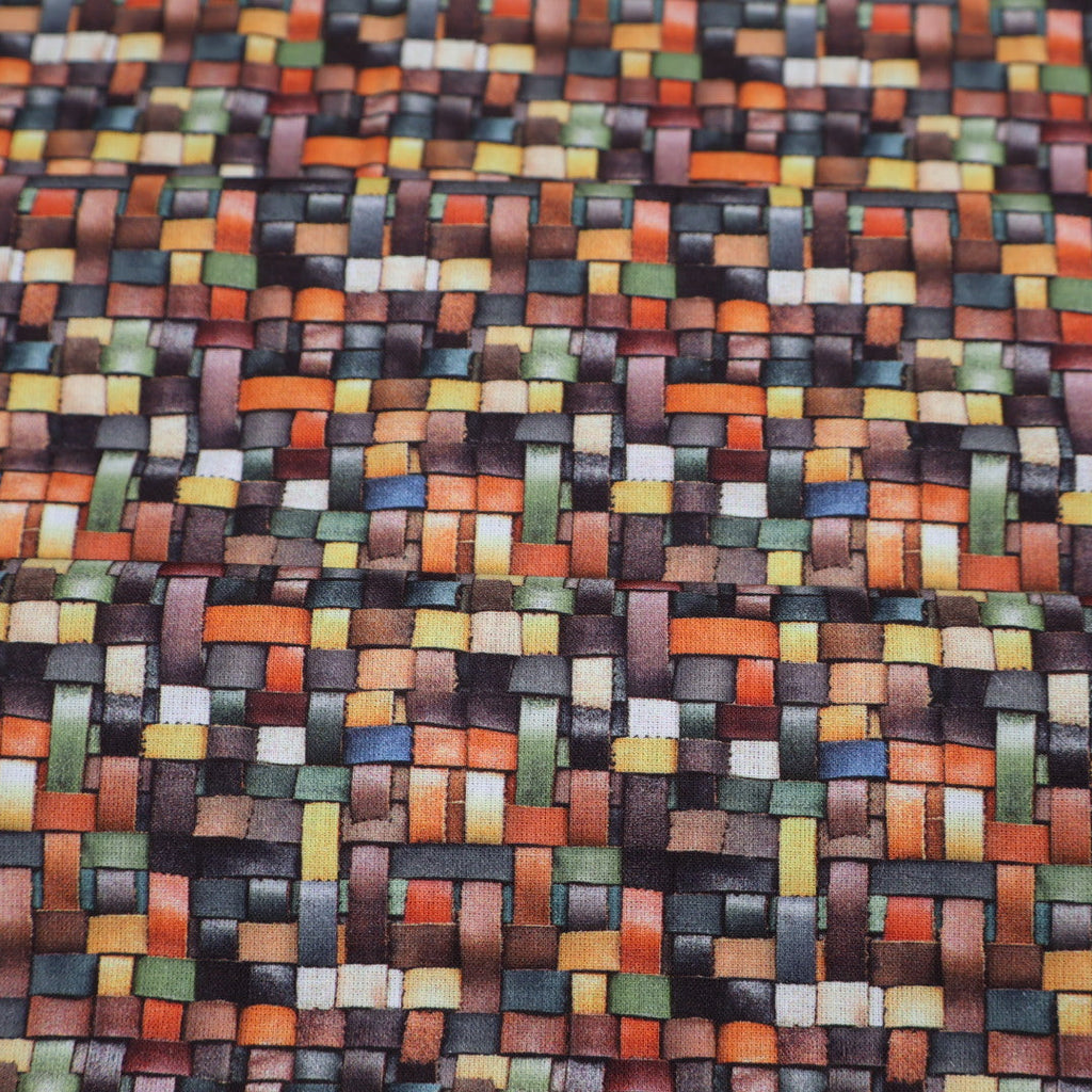 Tissu coton 3D imprimé mixte