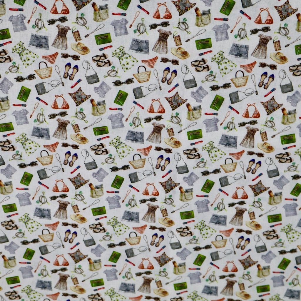 Tissu coton 3D imprimé