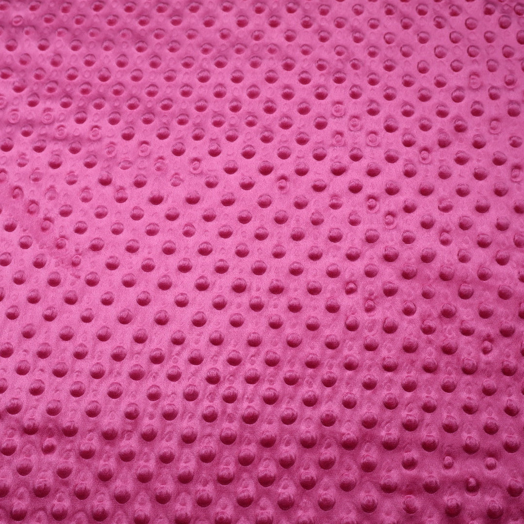 Tissu minky rose
