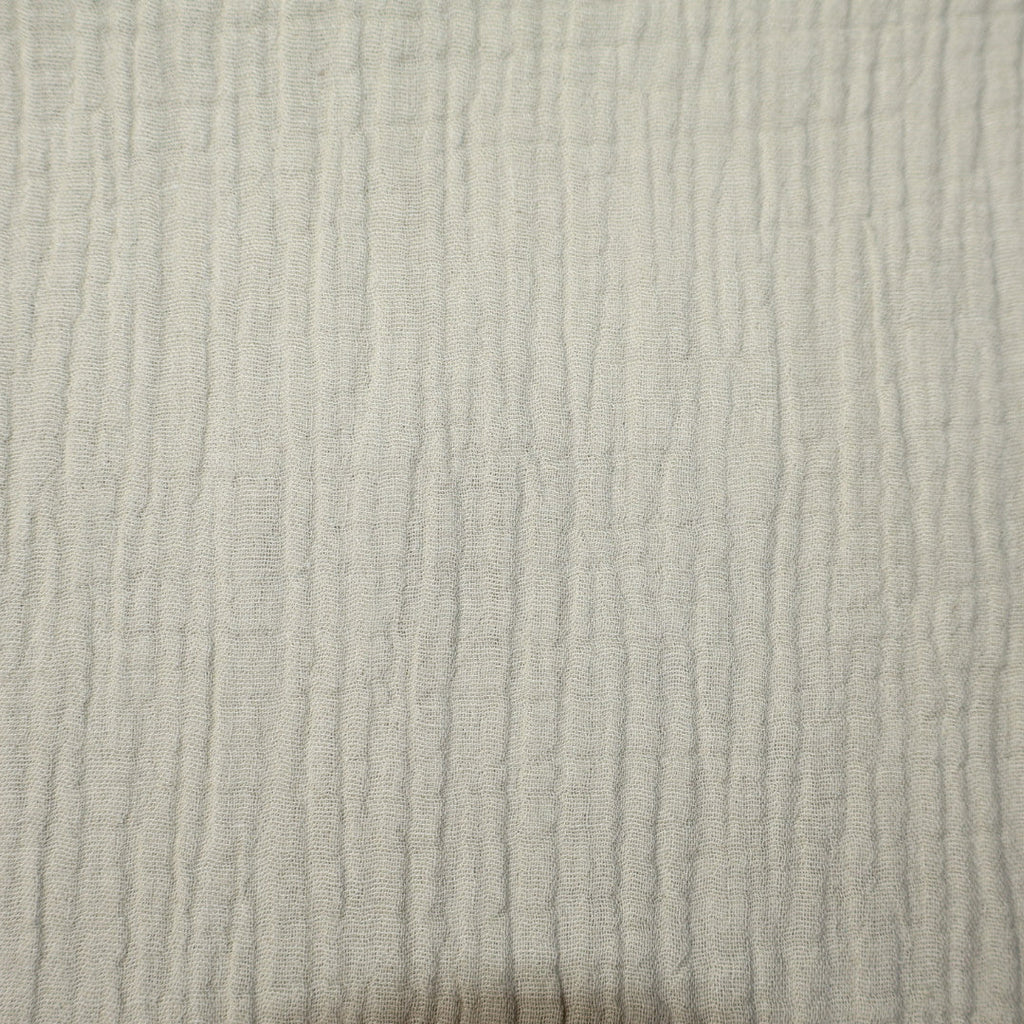 Tissu gaze de coton unie vert clair