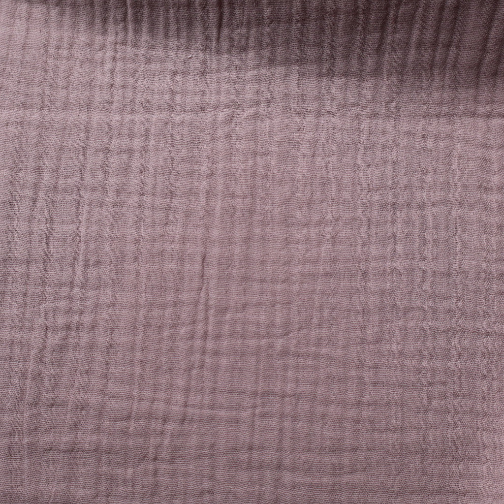 Tissu gaze de coton rose poudré