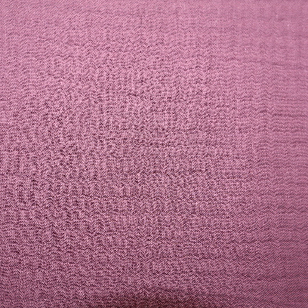 Tissu gaze de coton rose