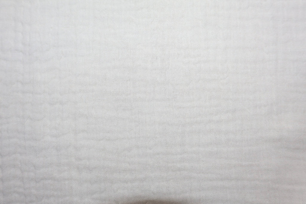 Tissu gaze de coton écru