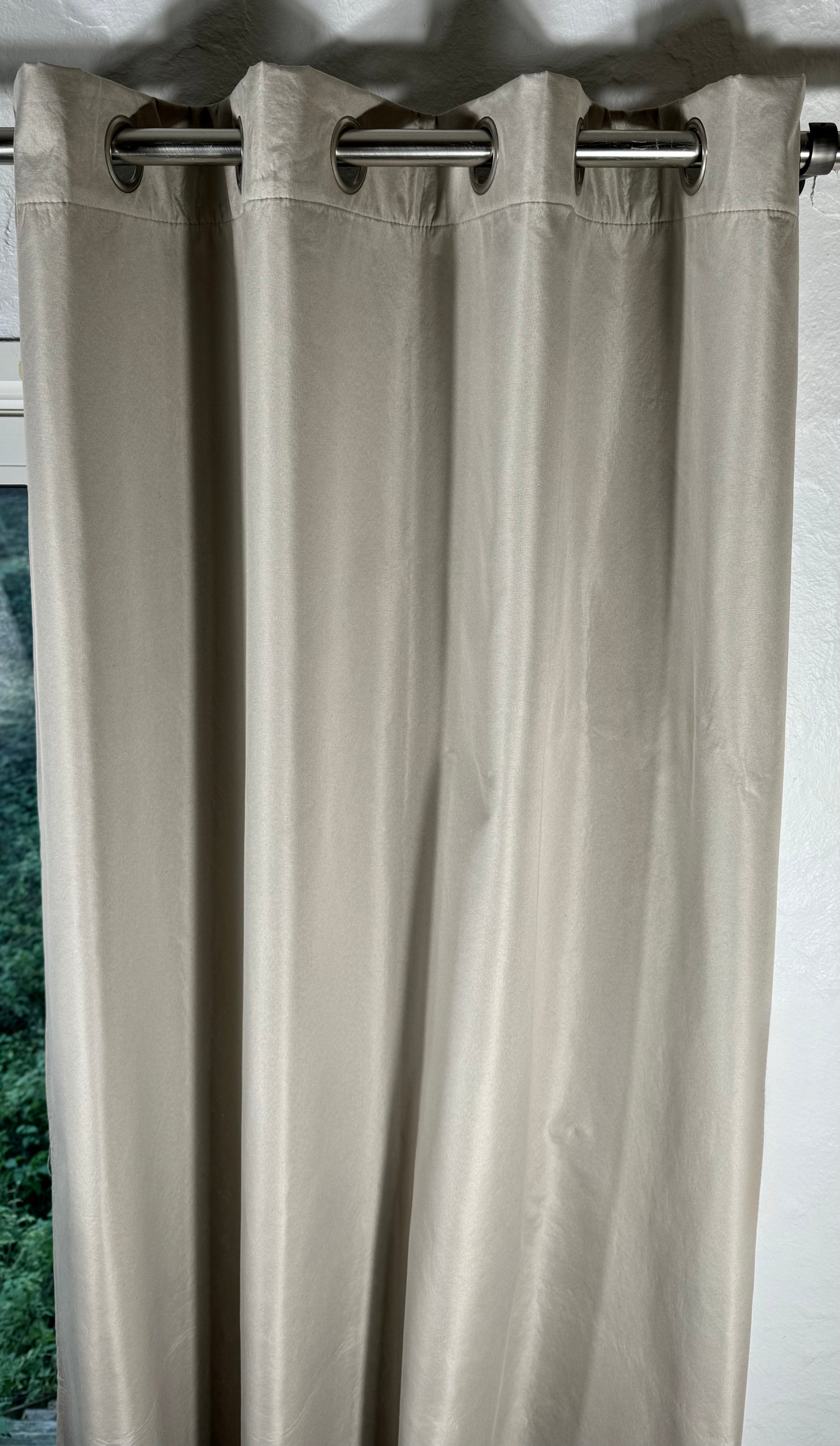 Rideau lin isolant thermique