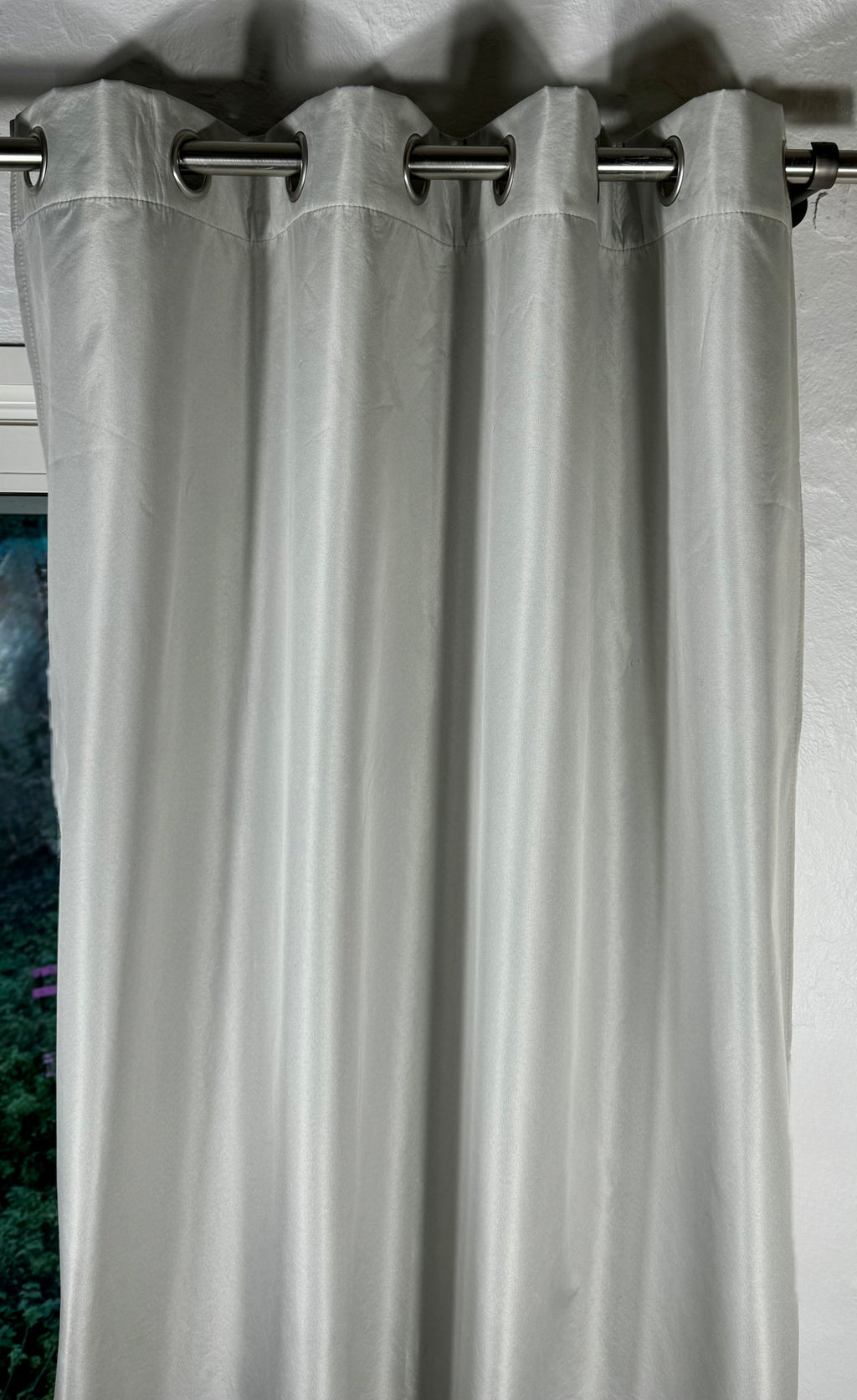 Rideau gris clair isolant thermique